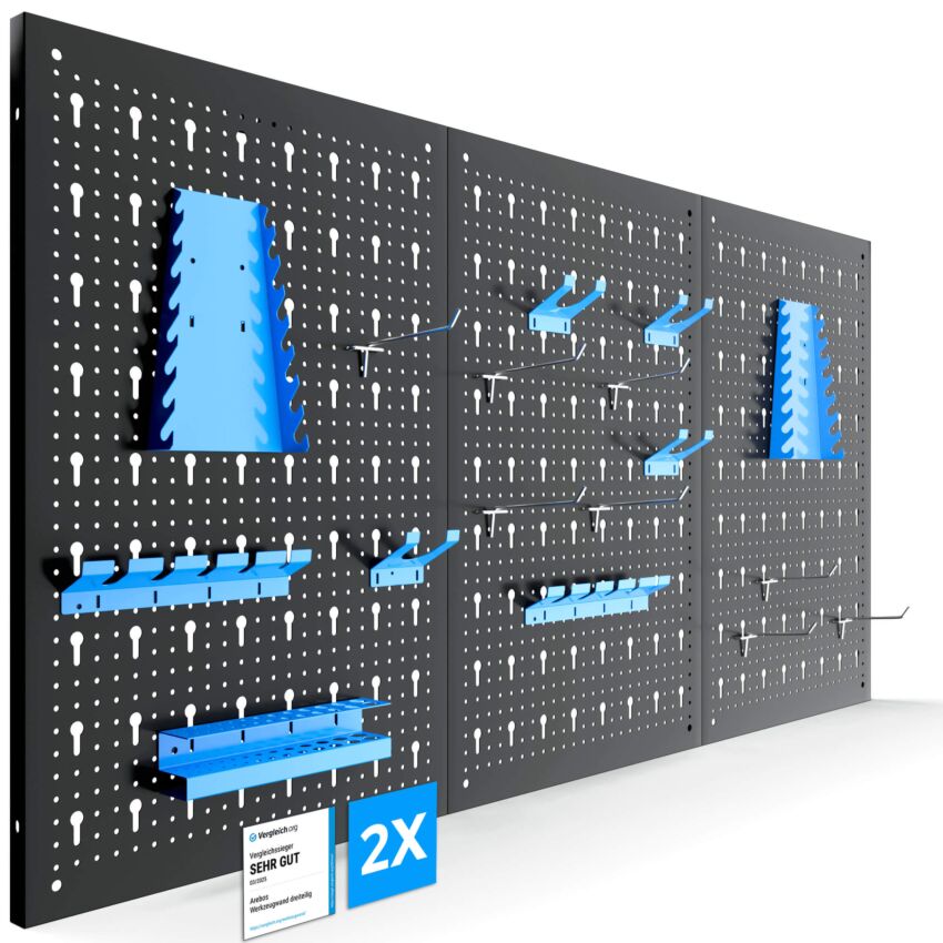 Panel portaherramientas 34 piezas.