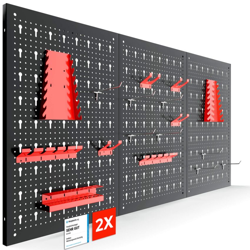 Panel portaherramientas 34 piezas.