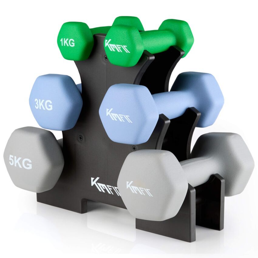 KM-Fit set de mancuernas 18 kg
