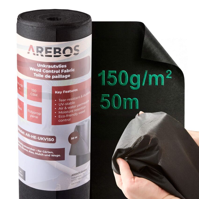 Malla antihierbas 1 × 50 m 150 g/m²