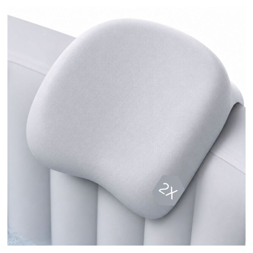  2x cojines de cuello para bañera de hidromasaje