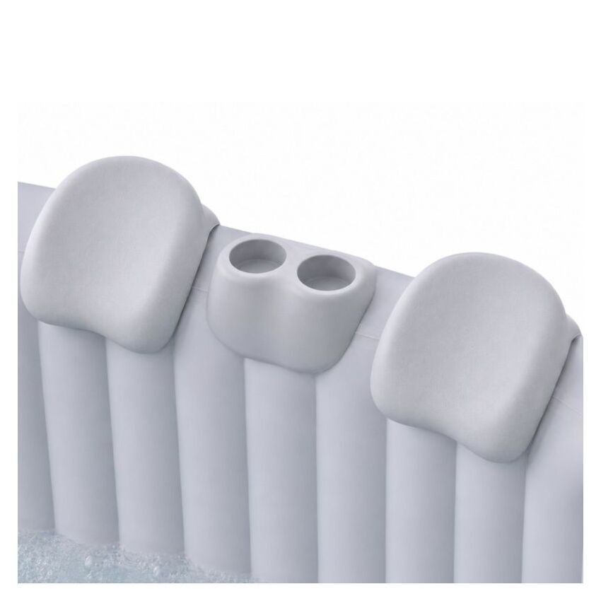 Portavasos y 2 cojines para cuello para su bañera de hidromasaje