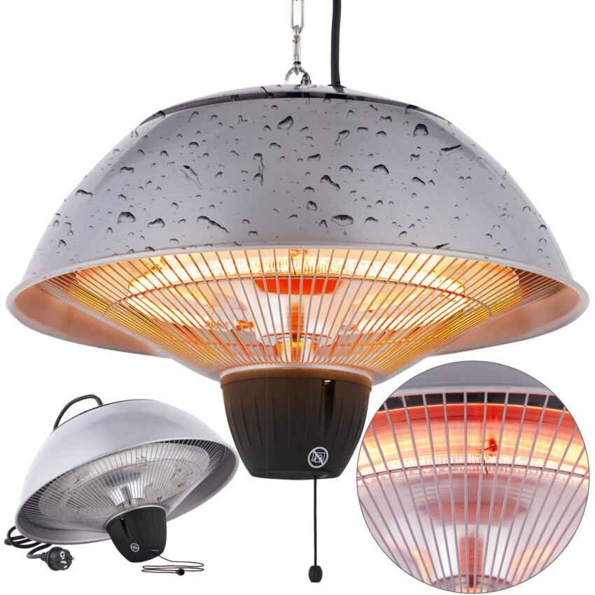 Calefactor de techo 1500W - redondo con cable de tracción